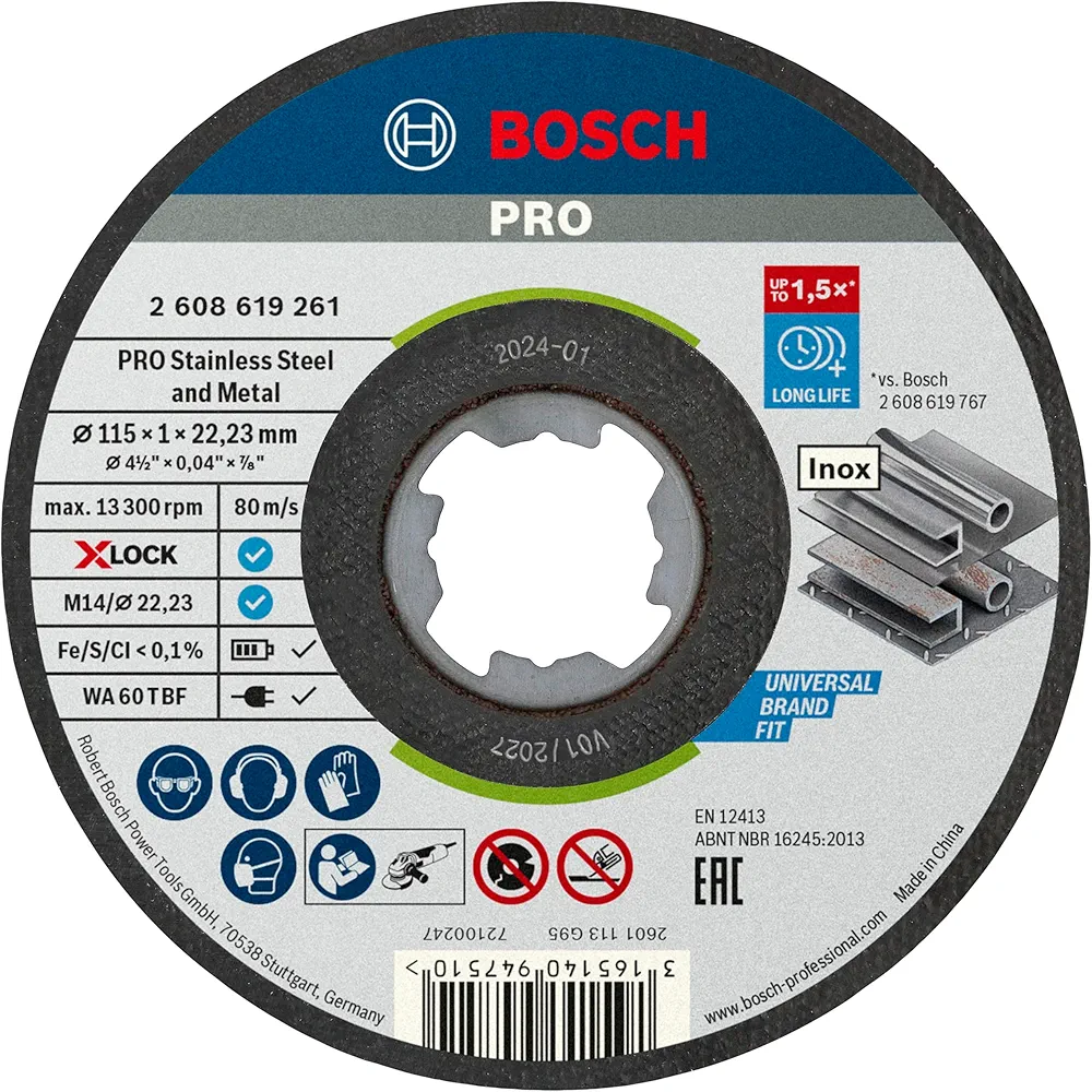 Bosch Professional 10 szt. prostej Tarcza tnąca