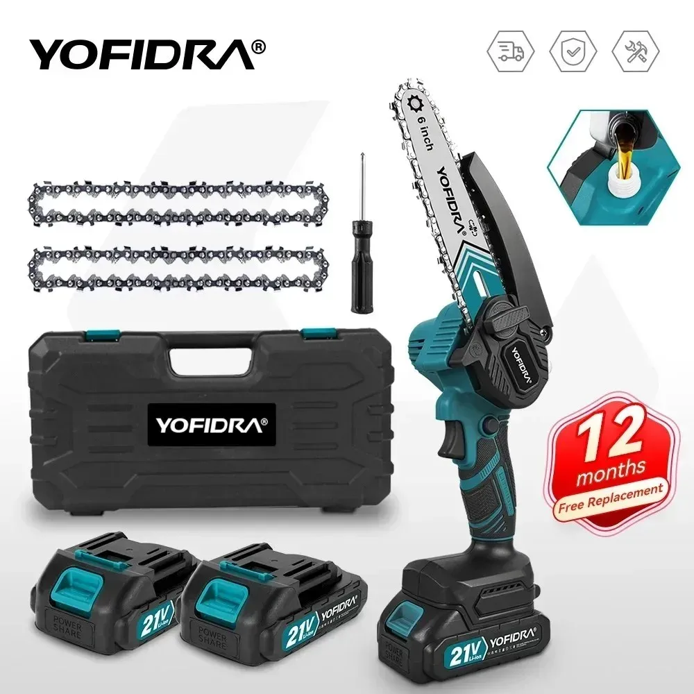 YOFIDRA 6-calowa Elektryczna Piła Łańcuchowa Bezprzewodowa Aliexpress