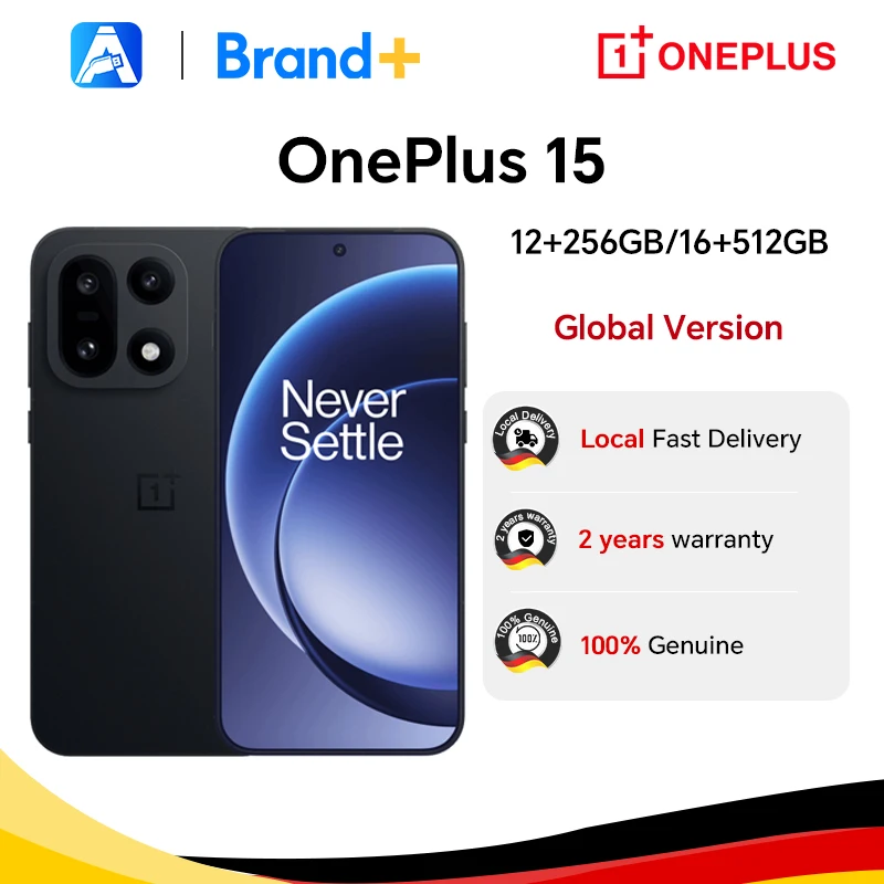 Smartfon OnePlus 15 5G, w wersji globalnej, 12+256GB, eSIM, NFC