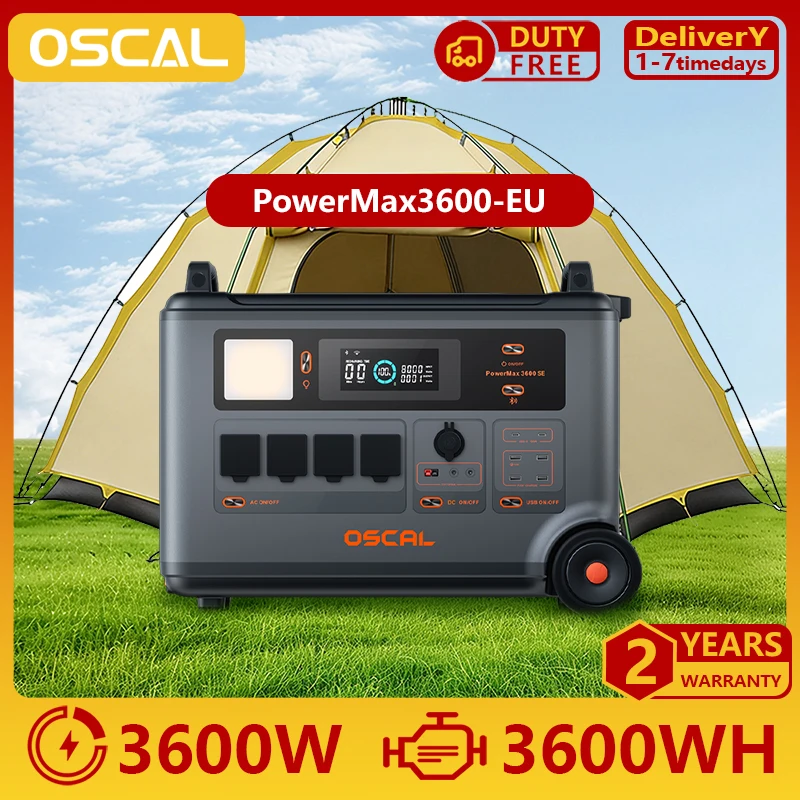 Przenośna stacja zasilania Oscal PowerMax 3600SE