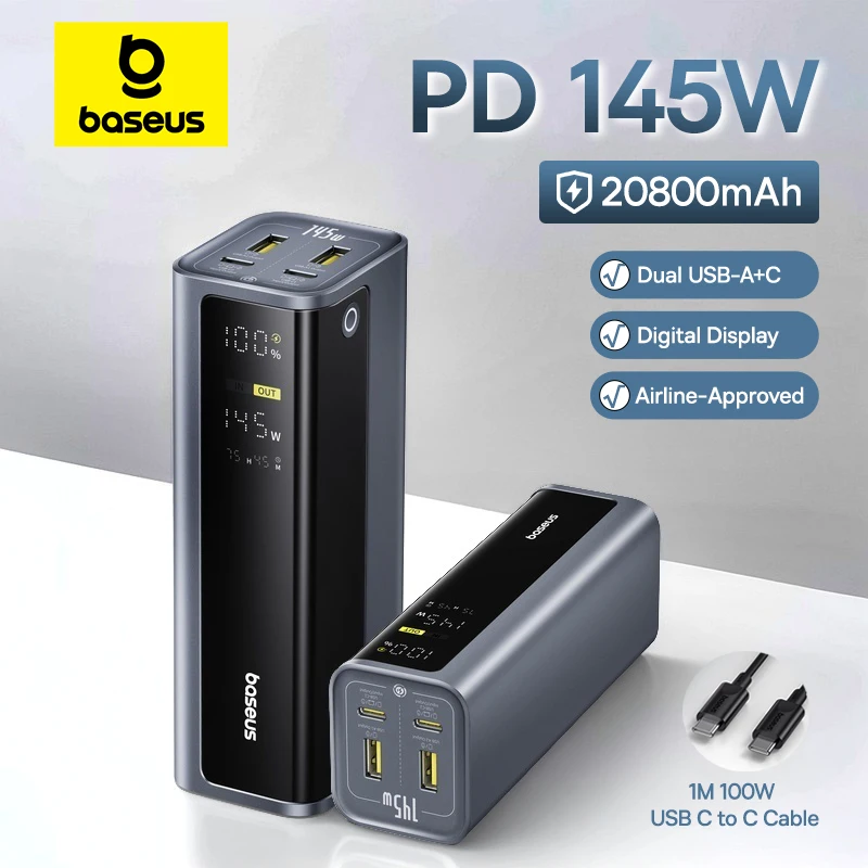 PowerBank Baseus 145W 20800mAh