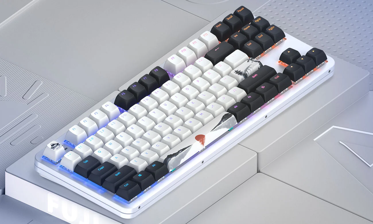 Klawiatura Dark Project ALU87A Fuji II TKL G3MS Sapphire Hot-Swap RGB