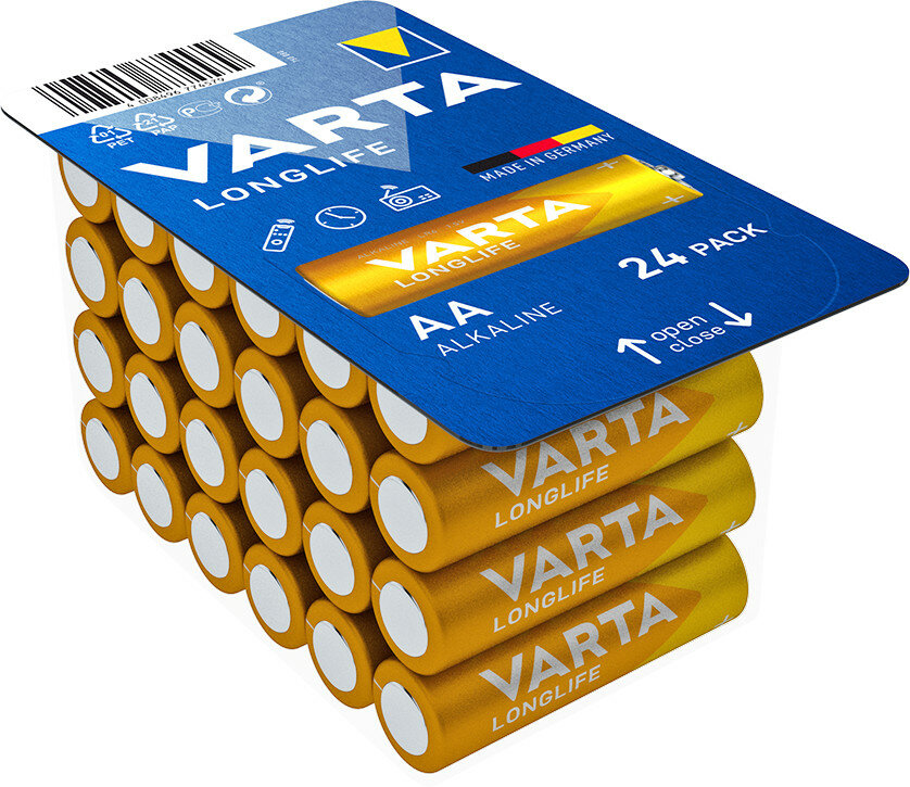 Baterie AA LR6 VARTA Longlife (24 szt.)