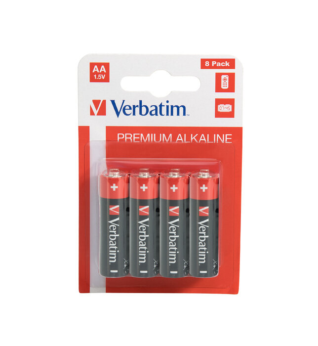 Baterie AA LR6 VERBATIM Alkaline 49503 (8 szt.)