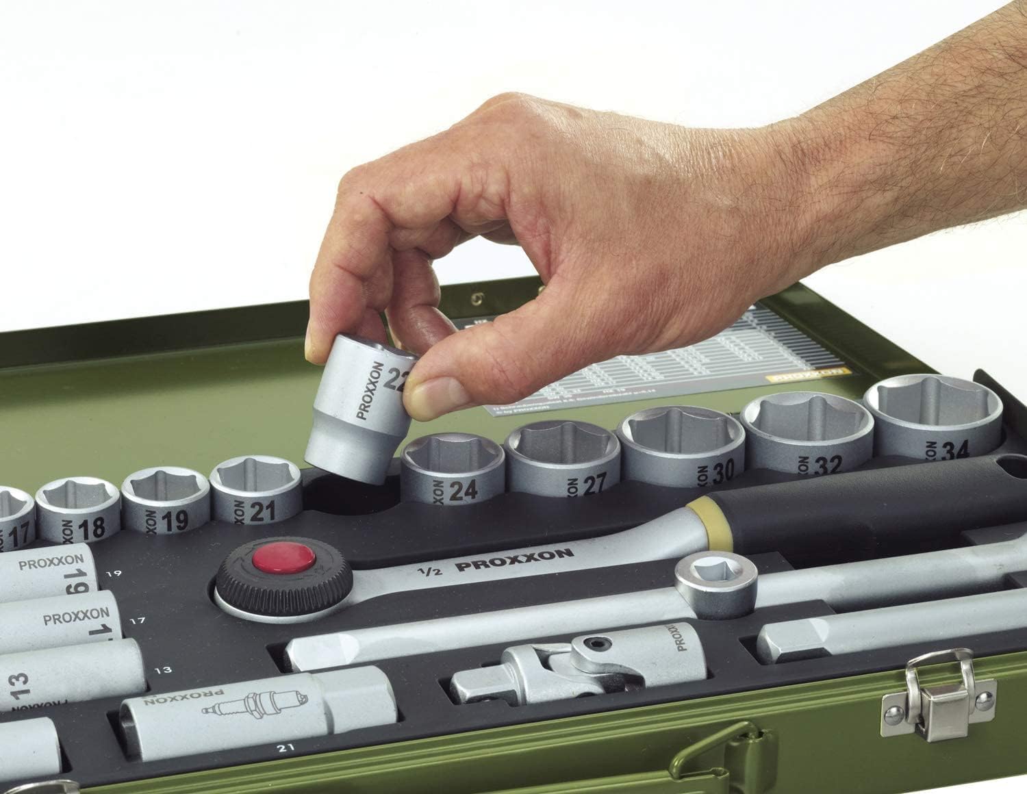 Zestaw kluczy nasadowych (1/4 ") 36 elementów pROXXON