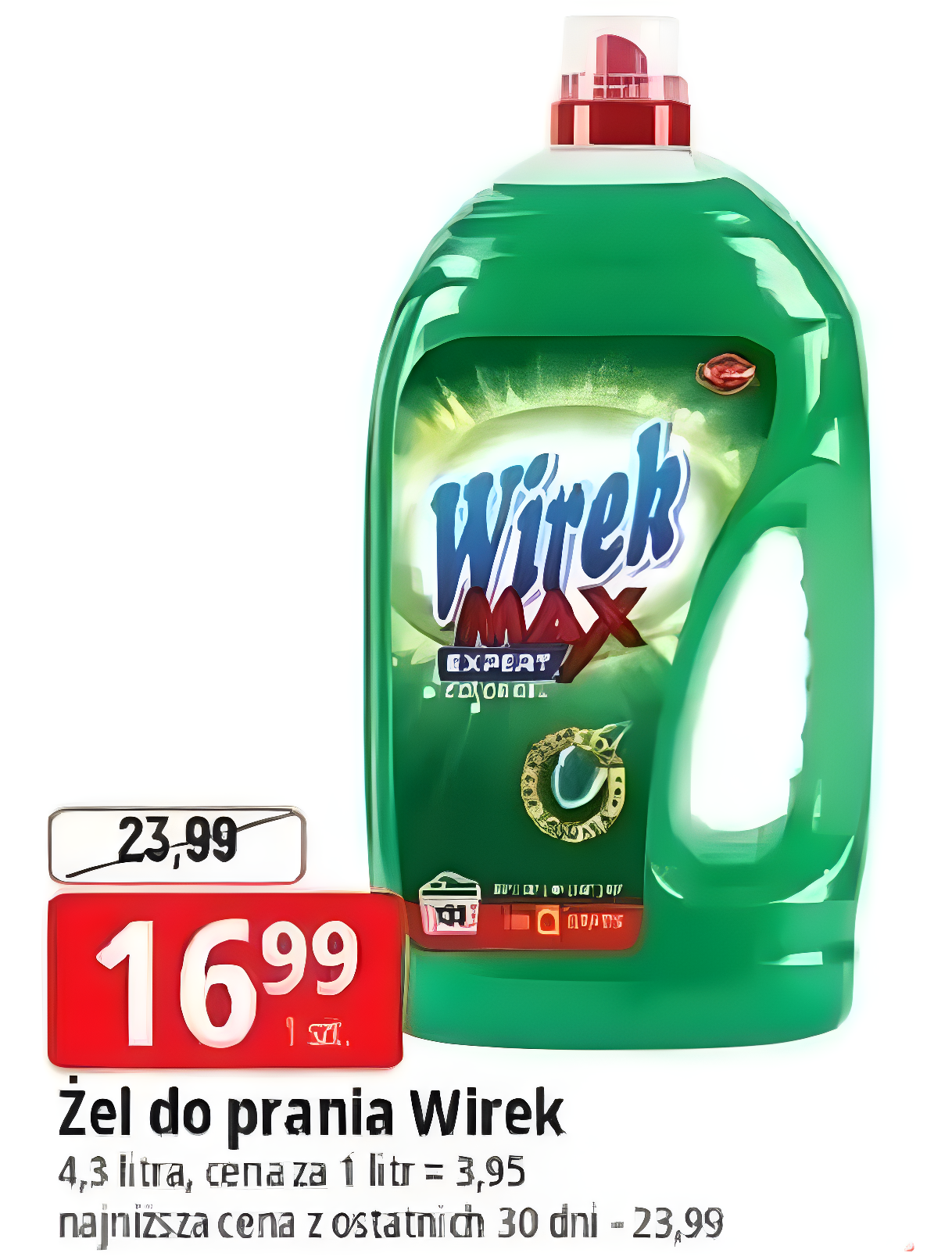 [E.Leclerc] Żel do prania Wirek Max Expert Color 4.3l