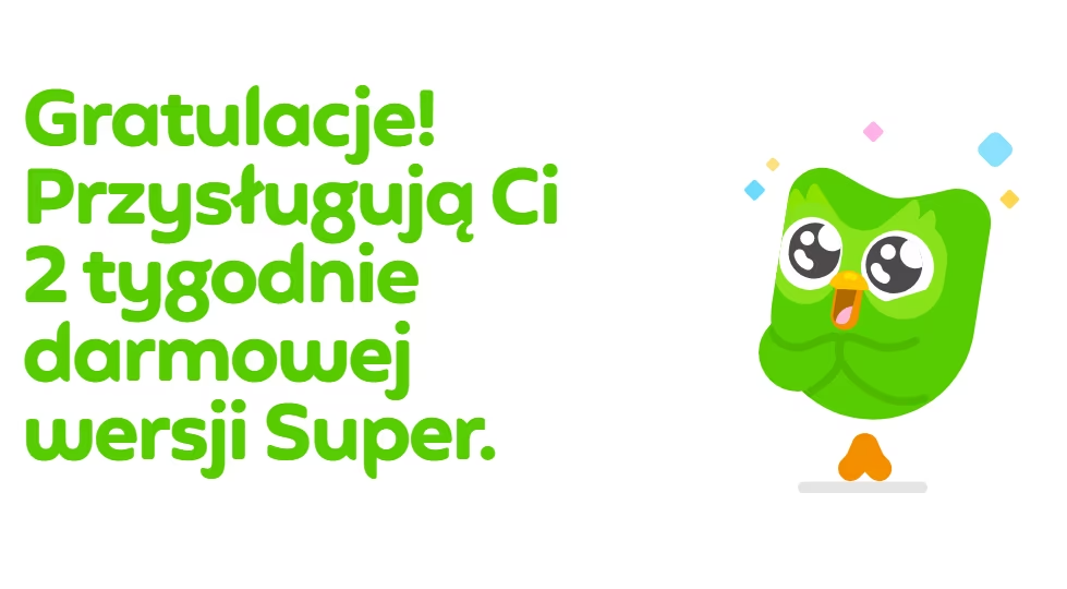 [Duolingo] 14 dni wersji Super za darmo