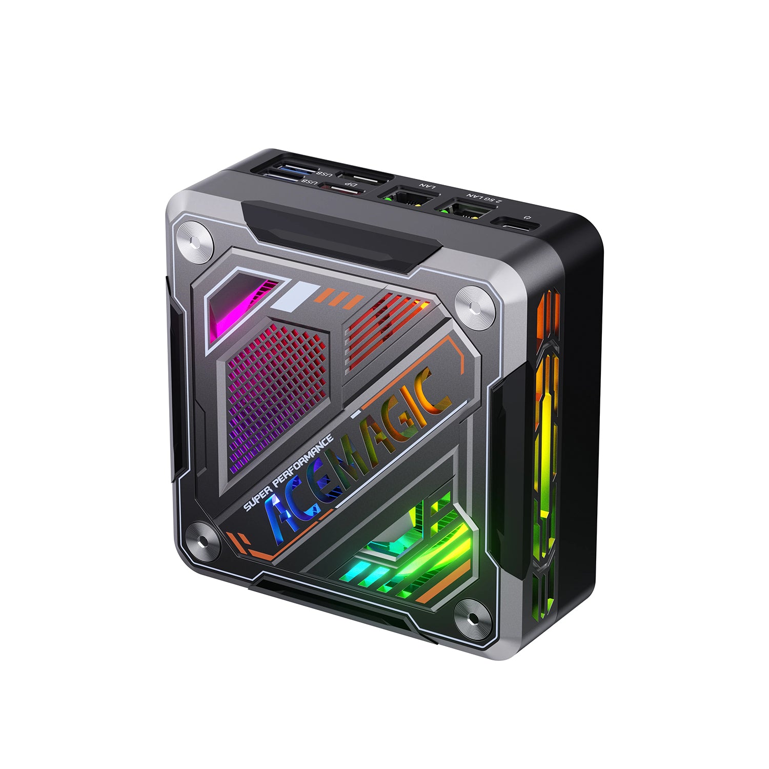 ACEMAGIC AM18 Mini PC  - Ryzen 7 8845HS, 32 GB RAM DDR5, 1 TB SSD NVMe Gen4, Radeon 780M, WiFi 6, RGB, Windows 11 Pro