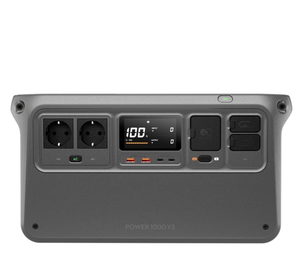 Stacja Zasilania DJI Power 1000 V2 [LFP / 1024 Wh / Ładowanie przez panele fotowoltaiczne]