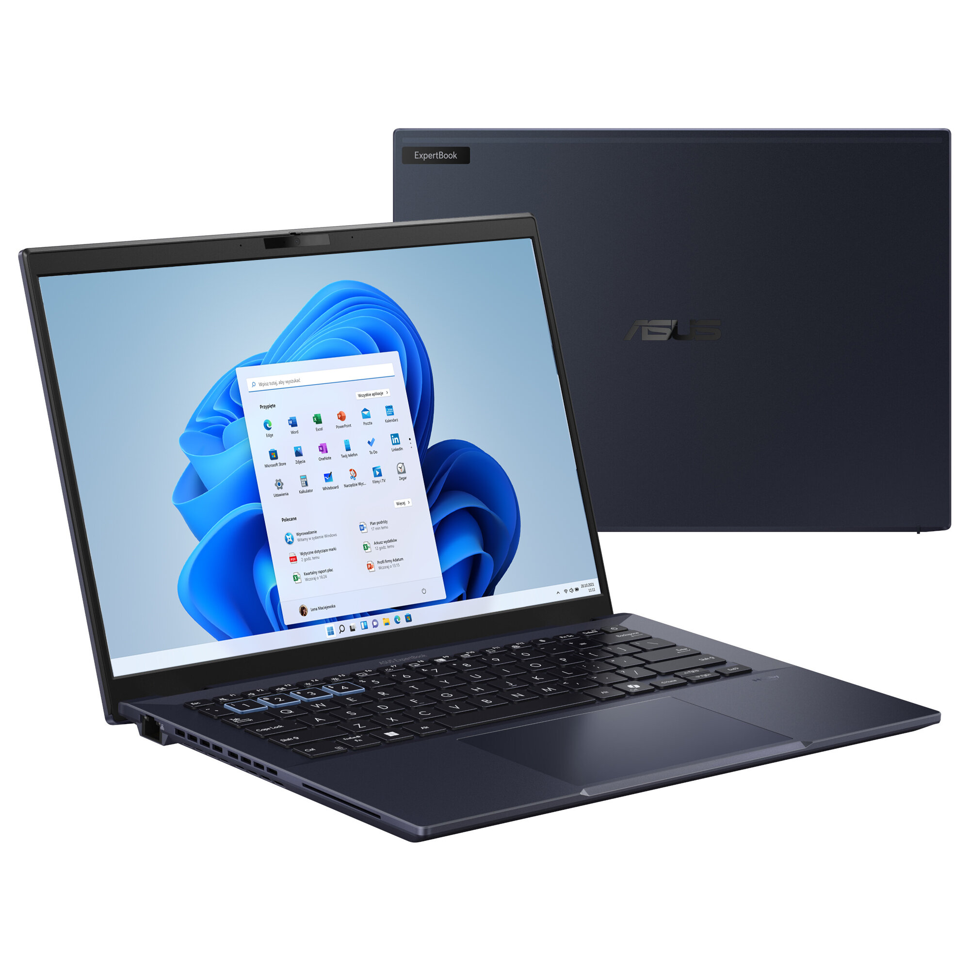 Laptop ASUS ExpertBook 14" i5-1335U/16 GB/512 GB/Windows 11 Pro HDMI 2.1 / MIL-STD-810H / WiFi 6E