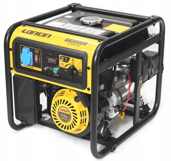 Agregat prądotwórczy-generator Loncin GH3500D, rozruch elektyczny, 3,3kW