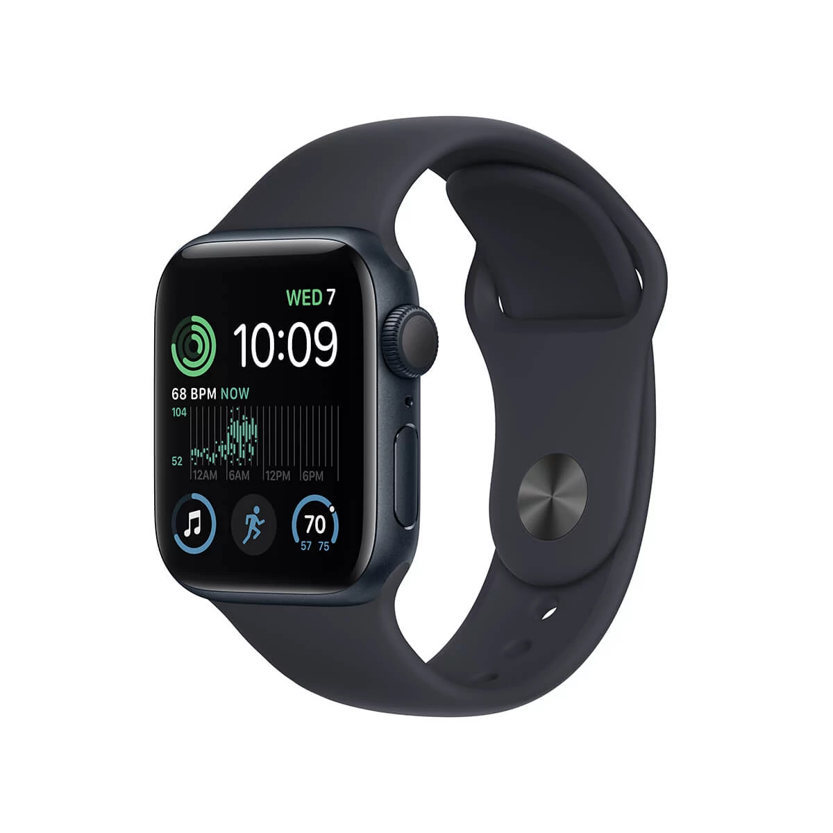 Apple Watch SE 2-gen. GPS Koperta 40mm z Aluminium w kolorze Północy z Paskiem sportowym w kolorze Północy