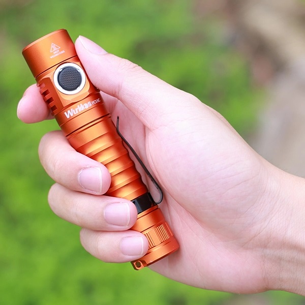 Latarka Wurkkos FC11C - akumulator 3000mAh, moc 1200lm (BUCK driver), zasięg ~155m, dioda Nichia 519A 4000/5000K, USB-C, magnes