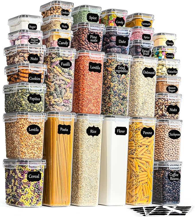 Pudełka do przechowywania żywności zestaw 32 sztuk