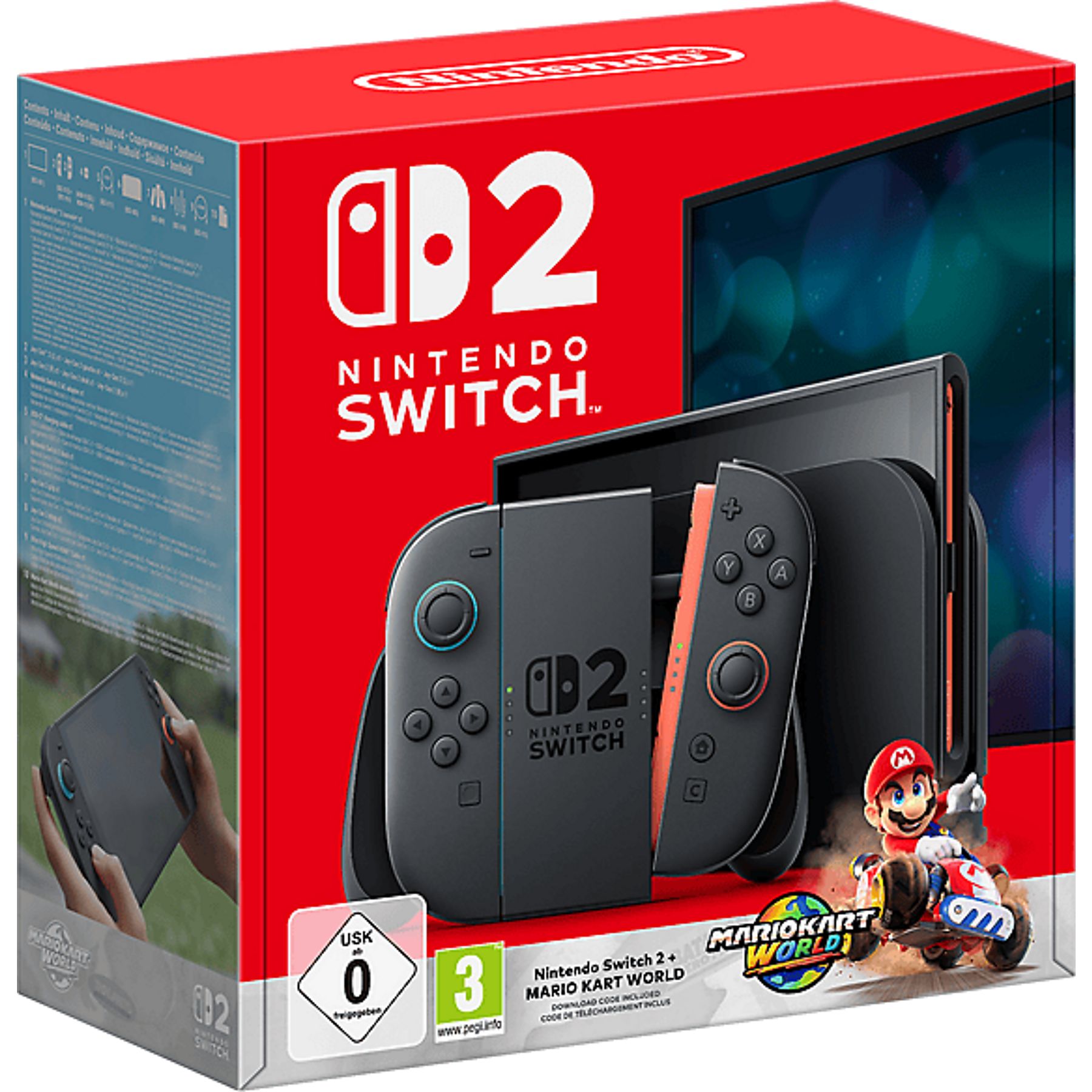 Konsola NINTENDO Switch 2 Black + Mario Kart World