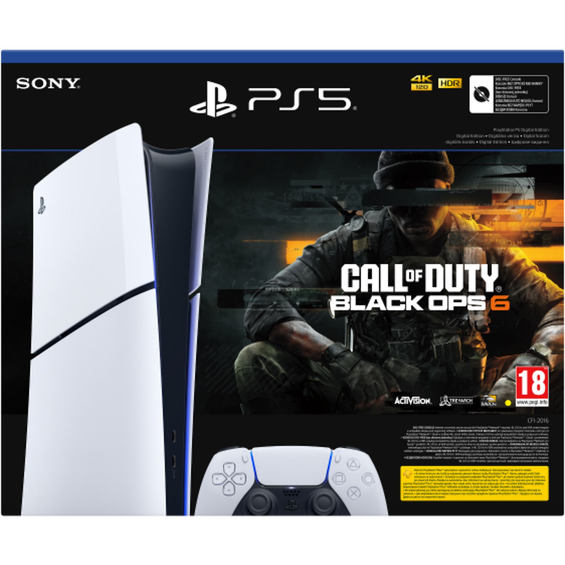 Konsola PLAYSTATION 5 Slim Digital Edition 1TB D Chassis + Call of Duty: Black Ops 6