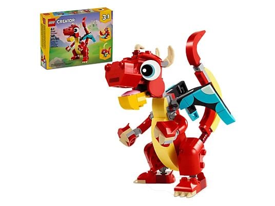 Klocki LEGO Creator 3 w 1 - Czerwony smok 31145