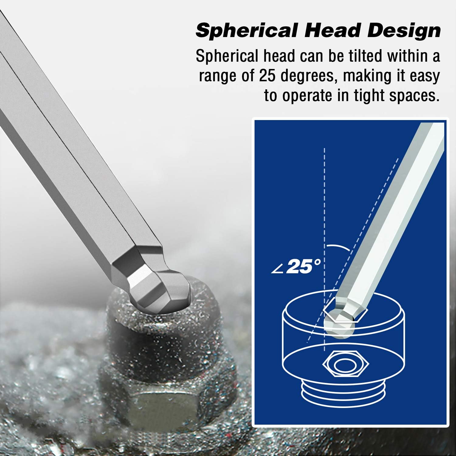 WORKPRO 18-częściowy zestaw kluczy imbusowych i Torrx