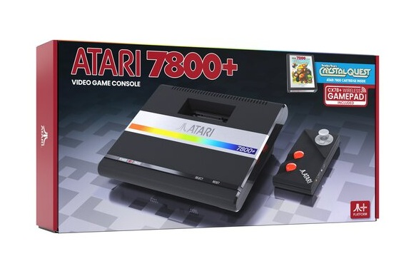 Konsola Atari 7800+ z grą Crystal Quest