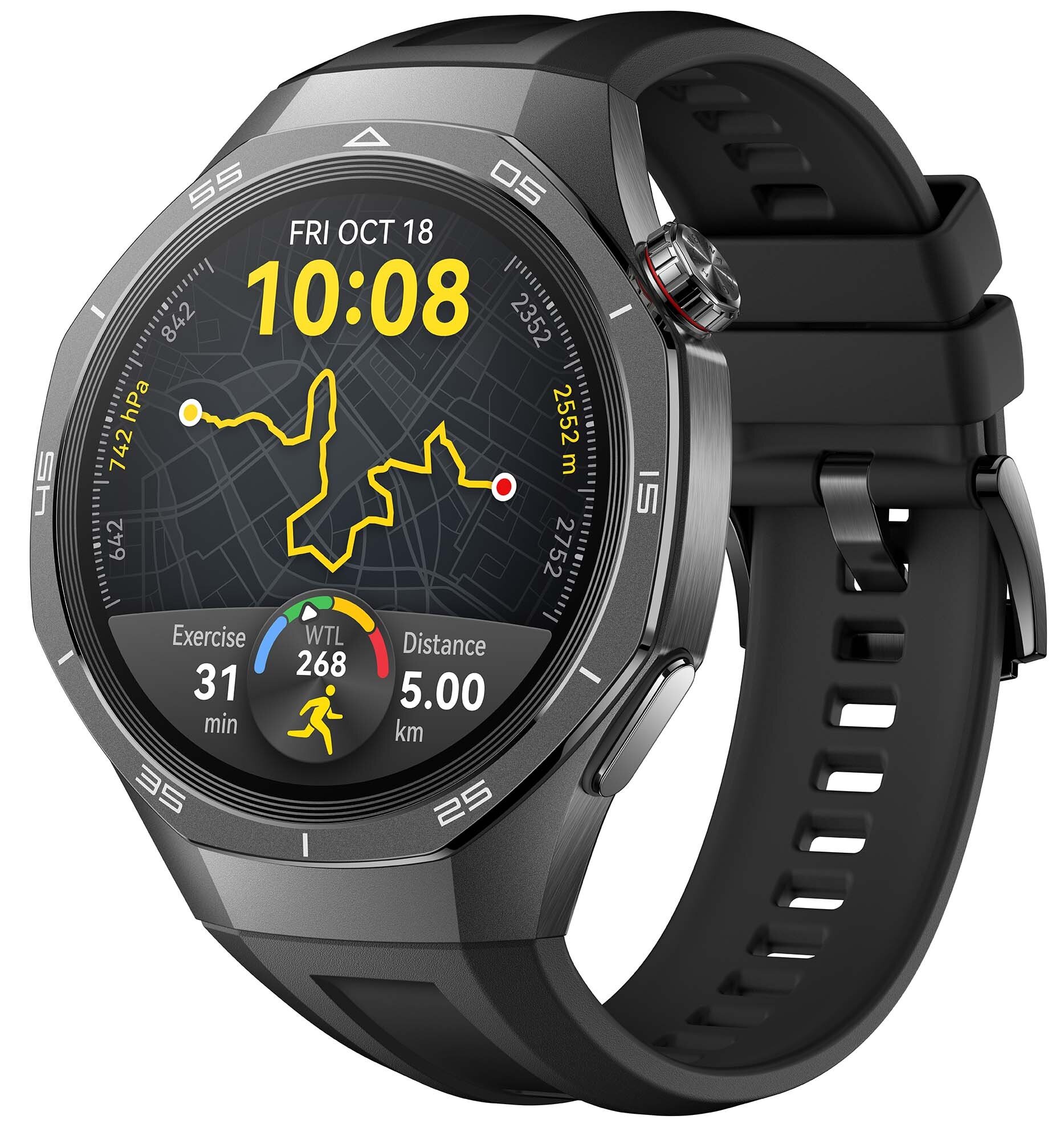Smartwatch HUAWEI Watch GT 5 Pro Active 46mm Czarny GPS