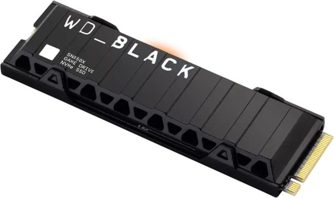 Dysk M.2 PCIe NVMe WD Black SN850X 1TB with Heatsink (Odczyt: 7300 MB/s / Zapis: 6300 MB/s | 600 TB (TBW) | 5 lat gwarancji)
