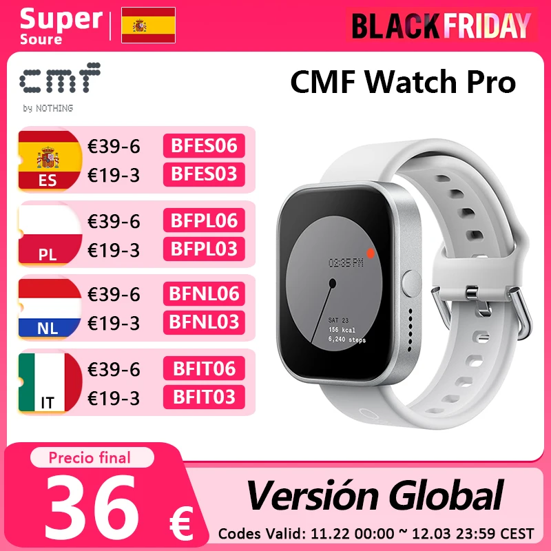 Smartwatch CMF by Nothing Watch Pro - wersja global