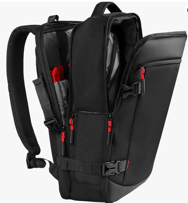 BARRENS Duży plecak męski na laptopa o przekątnej ekranu 15,6", do pracy, wodoszczelny, torba na laptopa, plecak podróżny
