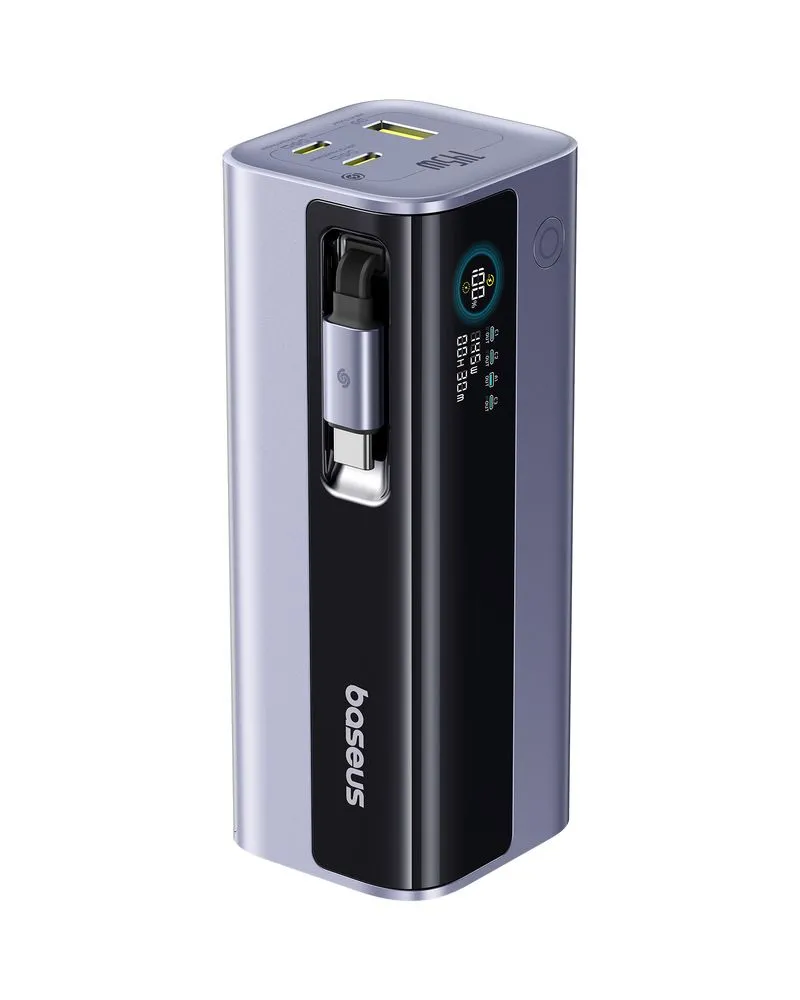 [RTVEUROAGD] Powerbank Baseus EnerGeek GR11 20000mAh 145W Wbudowany kabel USB-C Szary