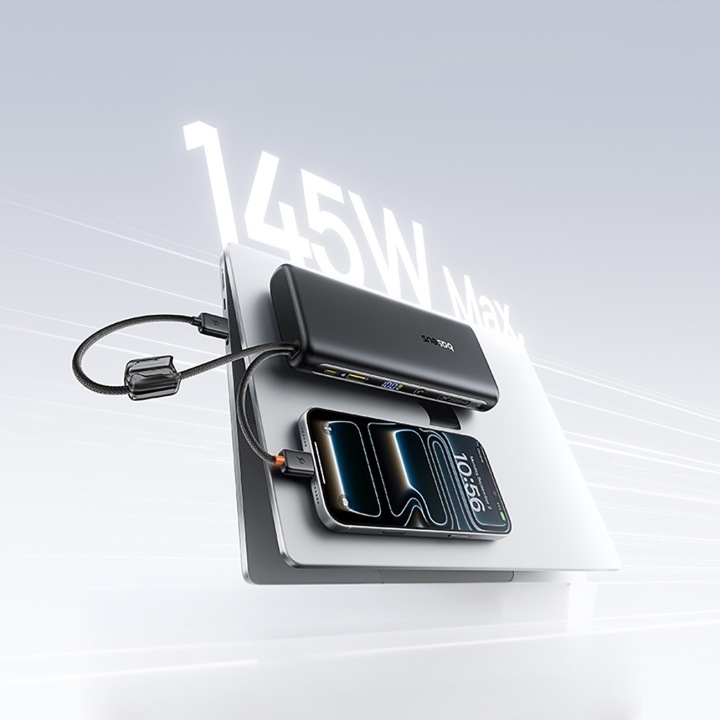 BASEUS POWERBANK 25000 MAH 145W QC 2x USB-C USB-A PD
