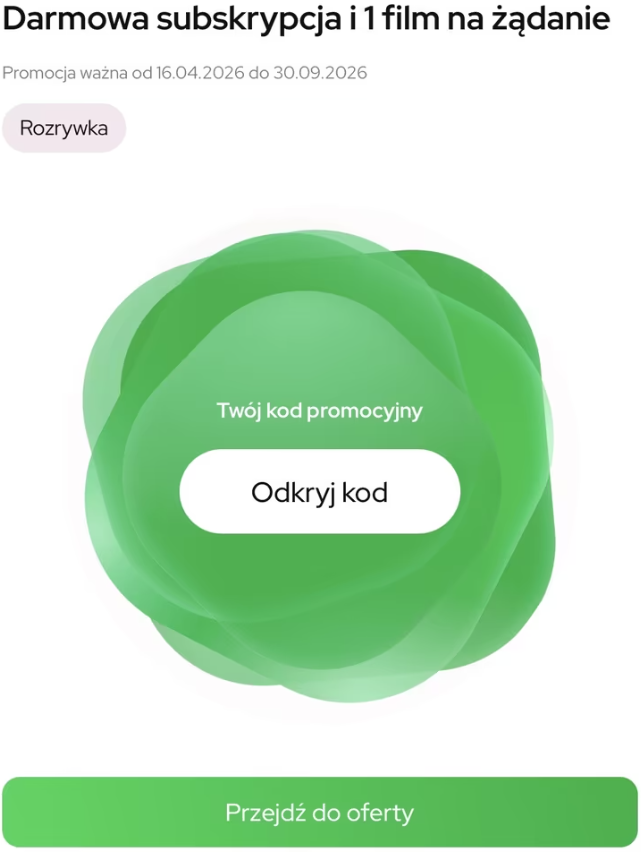 [VeloBank] Sweet tv 30 dni za darmo i 1 film na żądanie dla klientów velobanku
