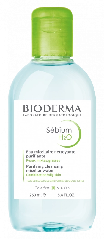 BIODERMA Sebium H2O Antybakteryjny Płyn Micelarny, 250 ml (data ważności 30.07.2026r)