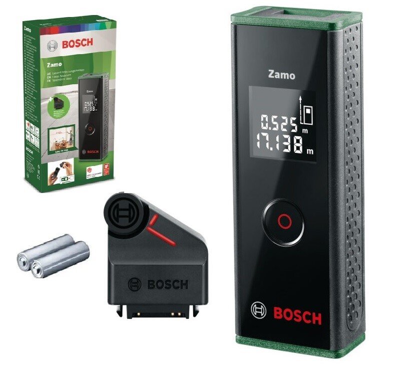 Dalmierz laserowy BOSCH Zamo III 0603672705 + Adapter (edycja limitowana) 20m