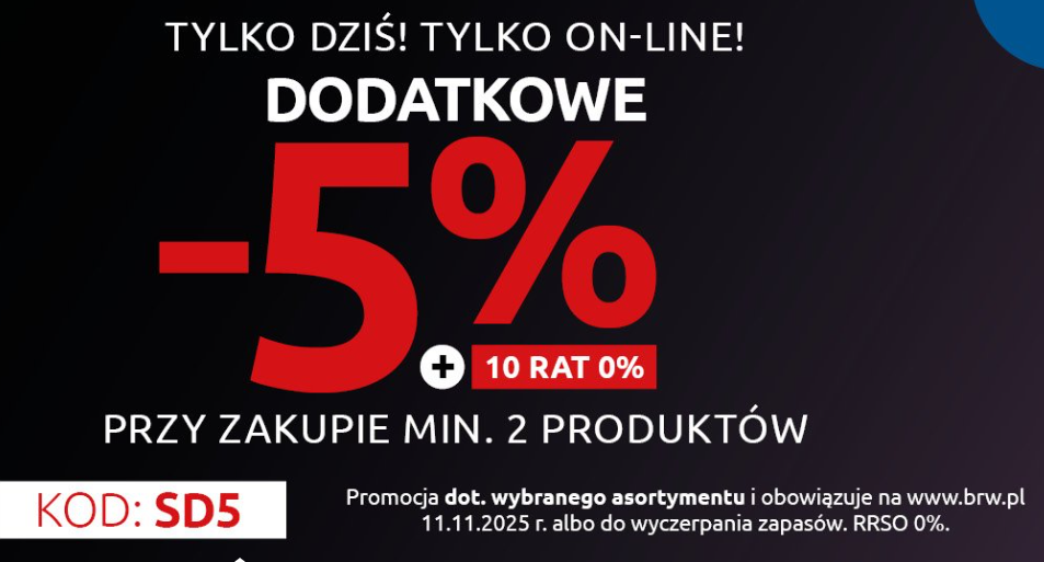promocje na meble black red white 11.11.2025