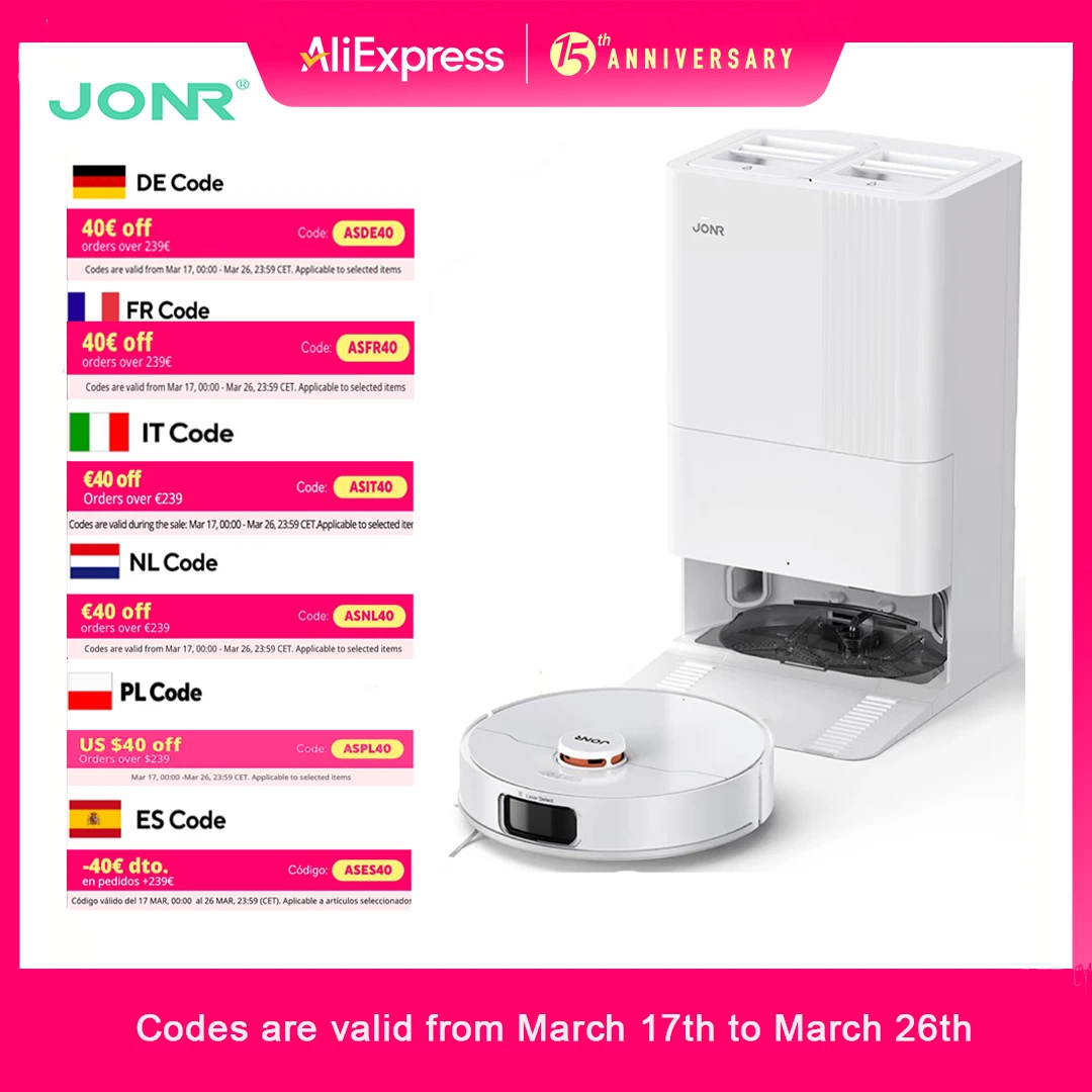 JONR Robot Vacuum P20 Pro - odkurzacz z mopowaniem