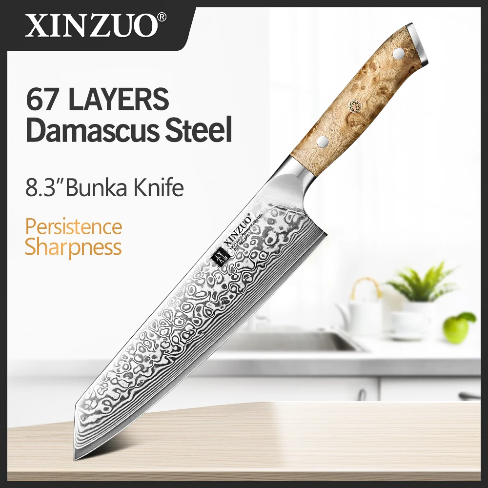 Nóż kuchenny Bunka XINZUO Yu Series, 8,3 cala