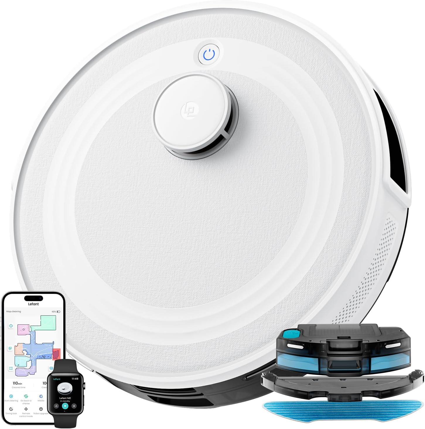 LEFANT M2 Robot Vacuum Cleaner & Floor Mop