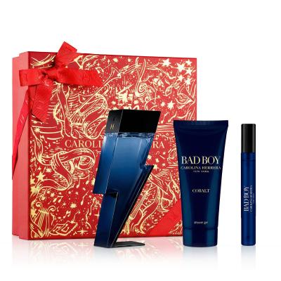 Zestaw Carolina Herrera Bad Boy Cobalt Électrique SET1 (EDP 100 ml + żel 100 ml + EDP 10 ml)