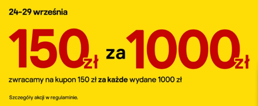 Kupon 150 zł za każde wydane 1000 zł na CAŁY ASORTYMENT w Castorama