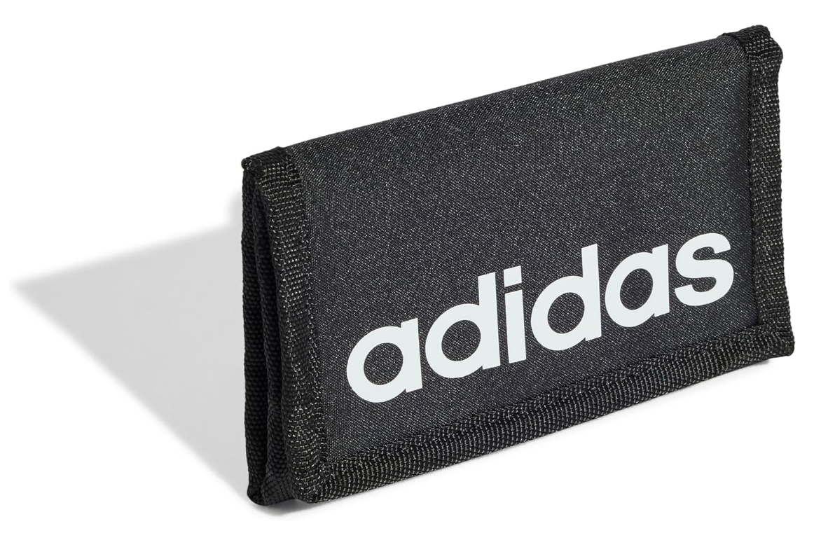 [Amazon] Portfel adidas - liniowy unisex, czarny/biały, jeden rozmiar