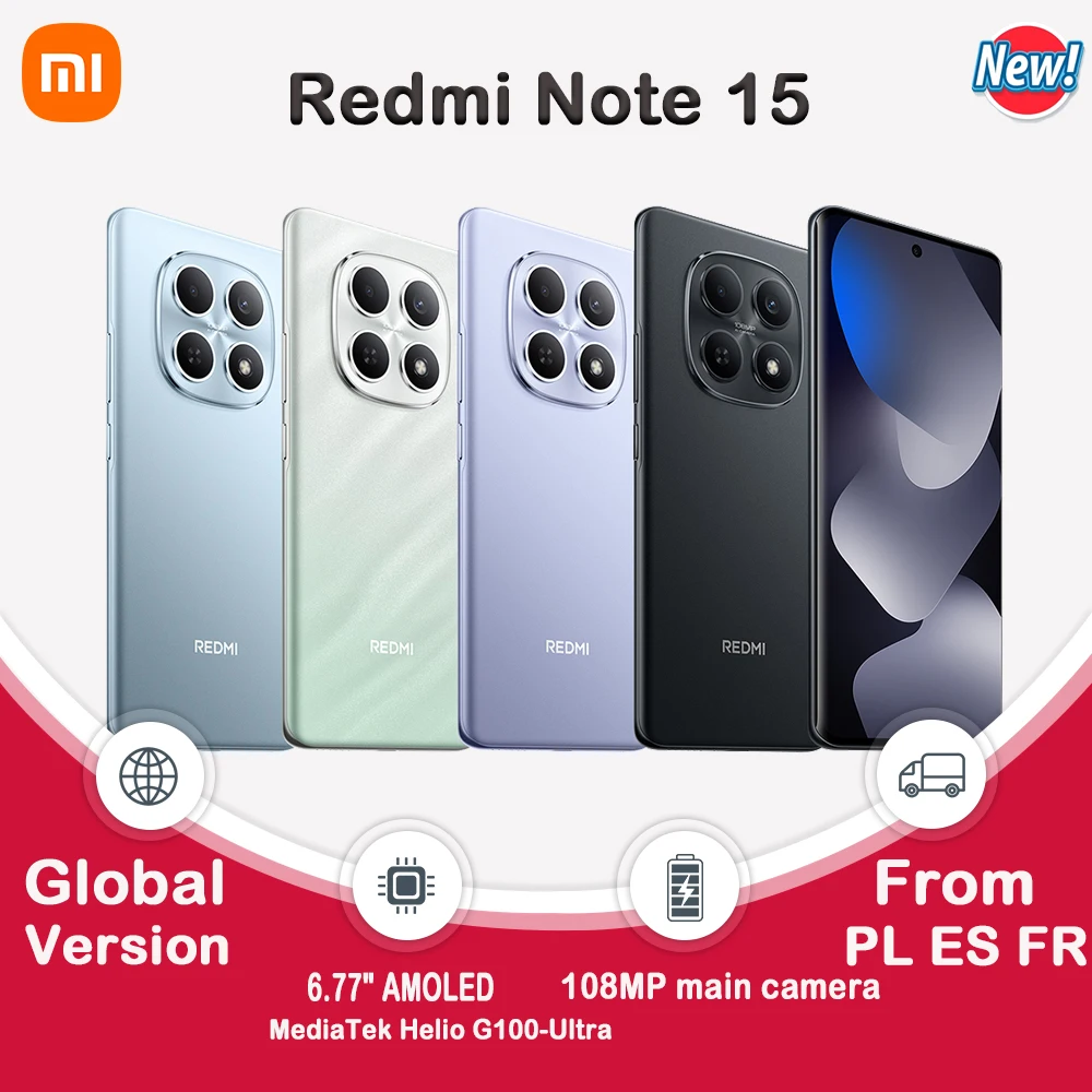 Smartfon Xiaomi Redmi Note 15 (wersja GLOBAL)