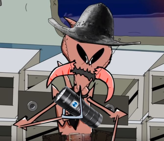 Latarka Sofirn SP36 Pro z wysyłką z Polski - moc 8000lm (4xSST40), 3* 3000mAh 18650, USB-C, funkcja powerbank, IPX8, Anduril 2.0