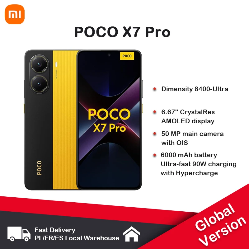 Smartfon POCO X7 Pro 5G 8GB/256GB Global Edition