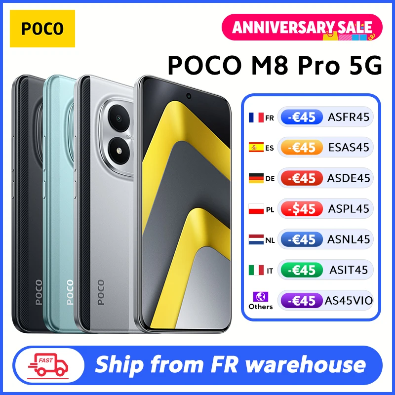 Smatfon POCO M8 Pro 5G, wer.globalna