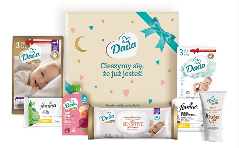Paczka powitalna dla dziecka od Dada