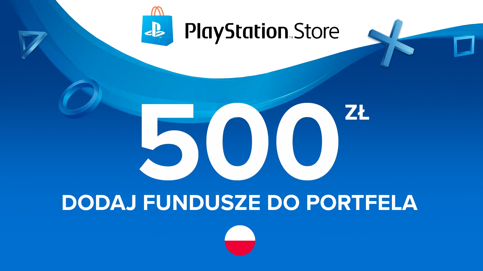 Karta podarunkowa PlayStation Store 500 PLN