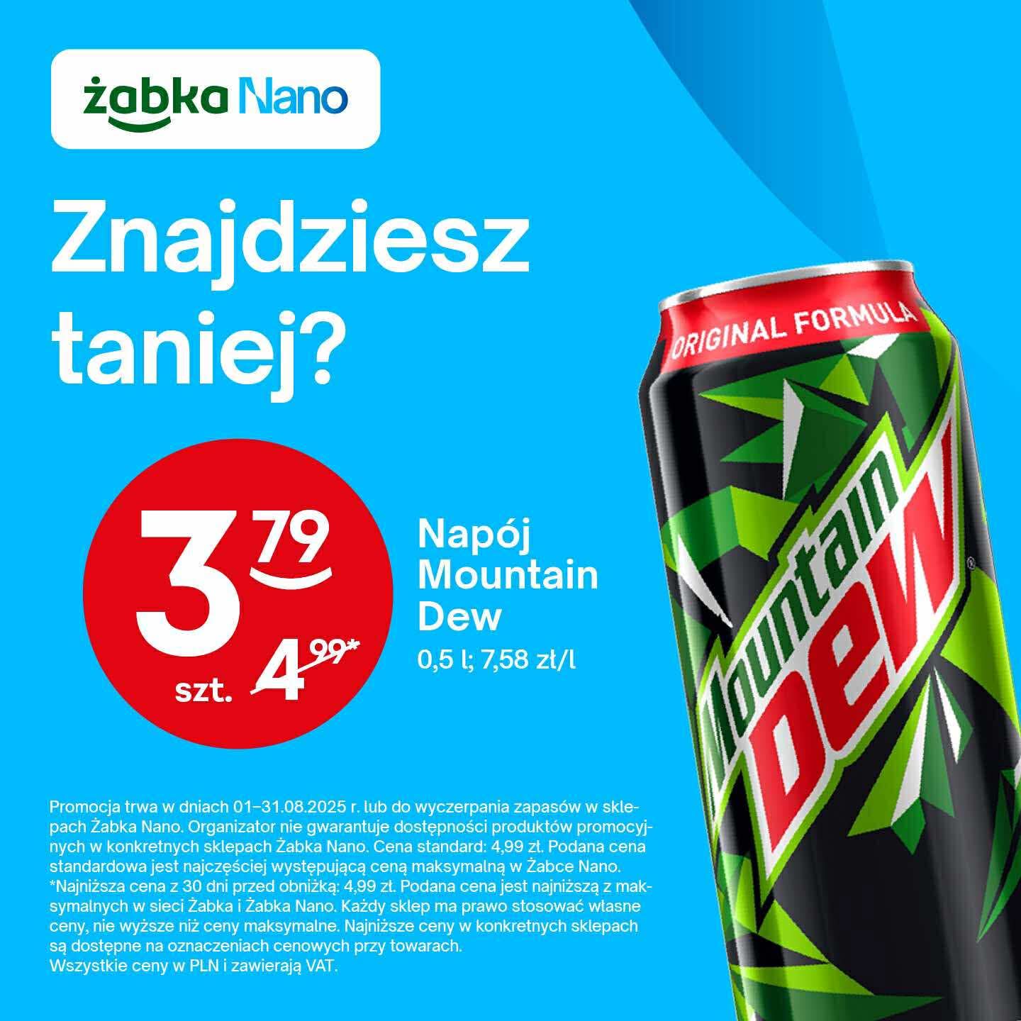 Napój Mountain Dew