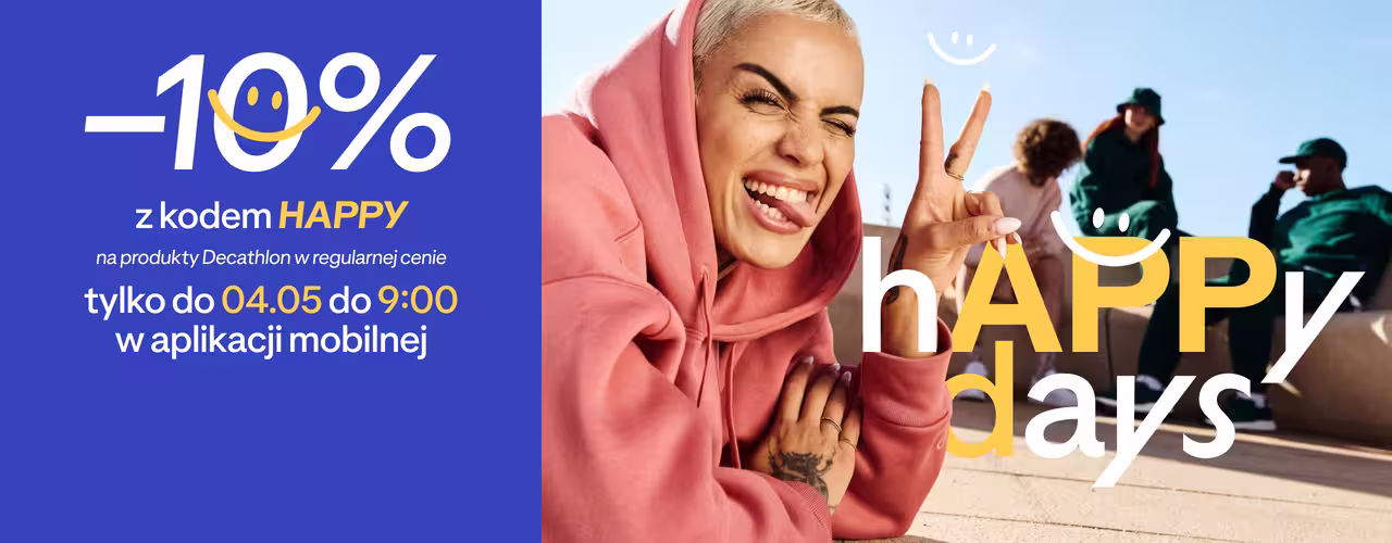 Rabat 10% na całą ofertę w Decathlon'ie, w regularnej cenie