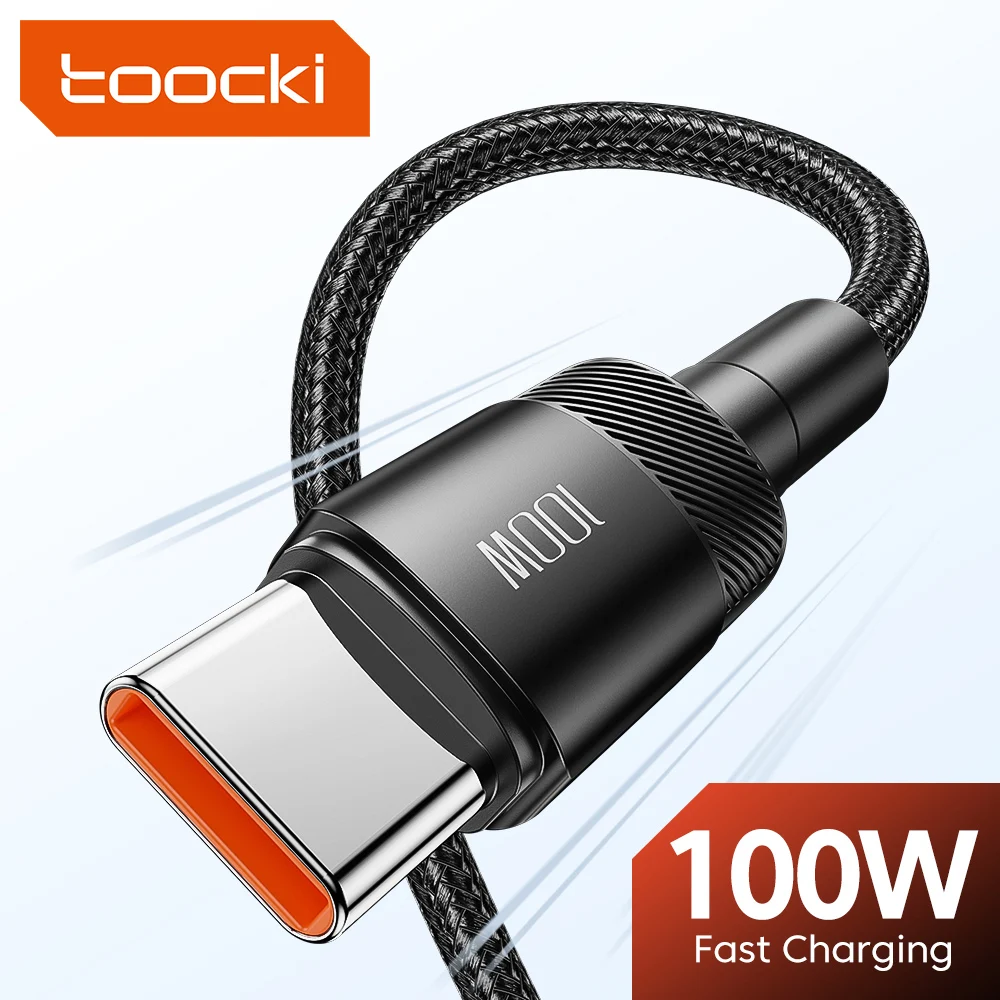 Toocki Kabel USB A->C i C->C PD60W/PD100W