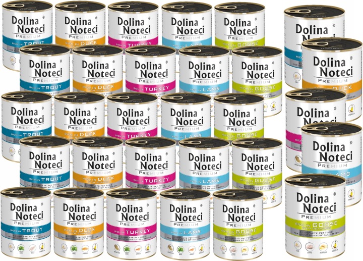 DOLINA NOTECI Premium Mokra karma dla psa Mix smaków, 30x 800g
