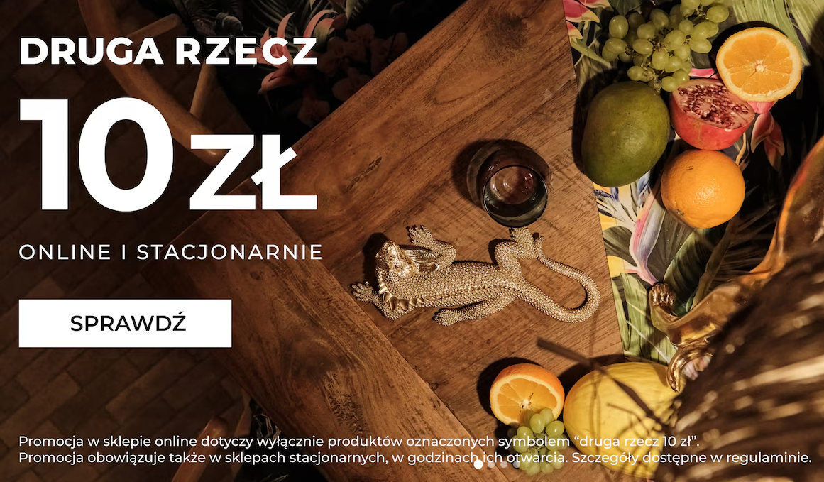 Druga rzecz 10 zł - online i stacjonarnie w Home&You